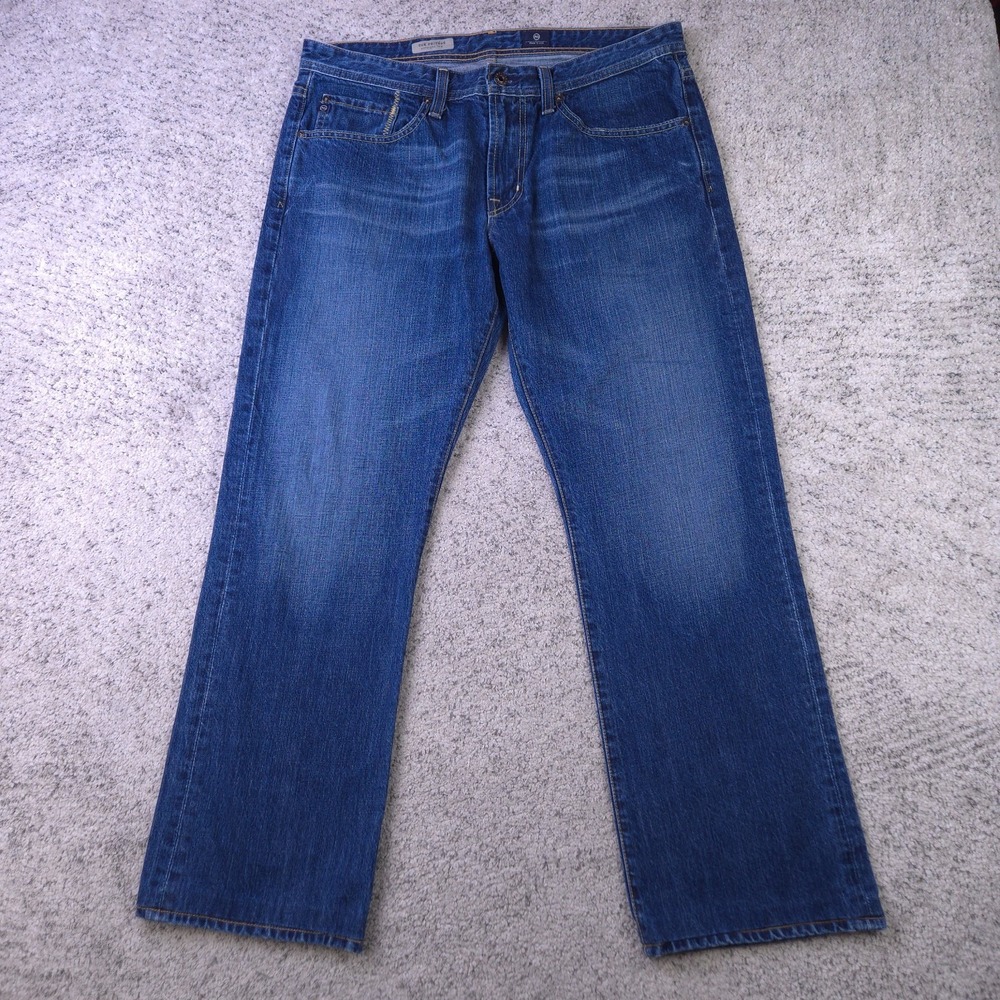 Adriano Goldschmied Protege Jeans Mens 34 35x29 Straight Denim Made In USA